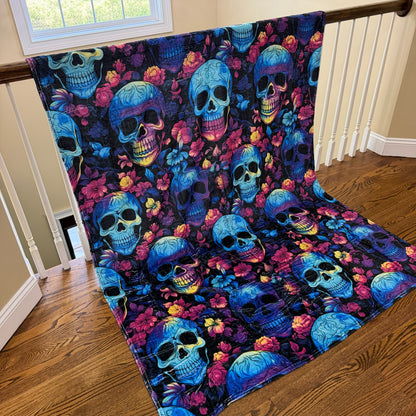 Blanket Halloween #25 - Rainbow Skull - PREORDER ends 7/25