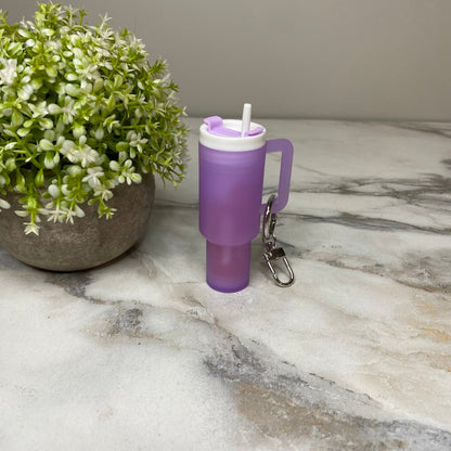 Keychain - Lip Balm Tumbler #3 Frosted