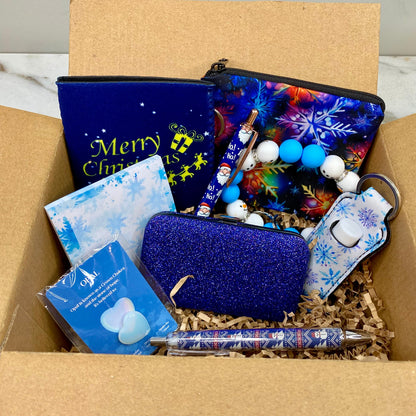Christmas Gift Box with Crinkle Paper - Large MNC