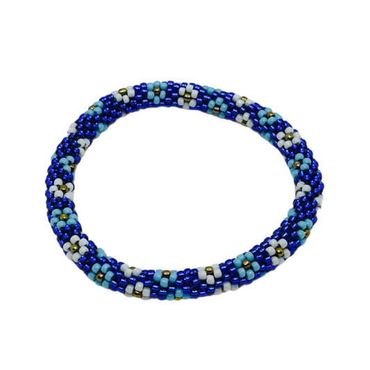 Glass Beads 60 Morning Glory Bracelet MN