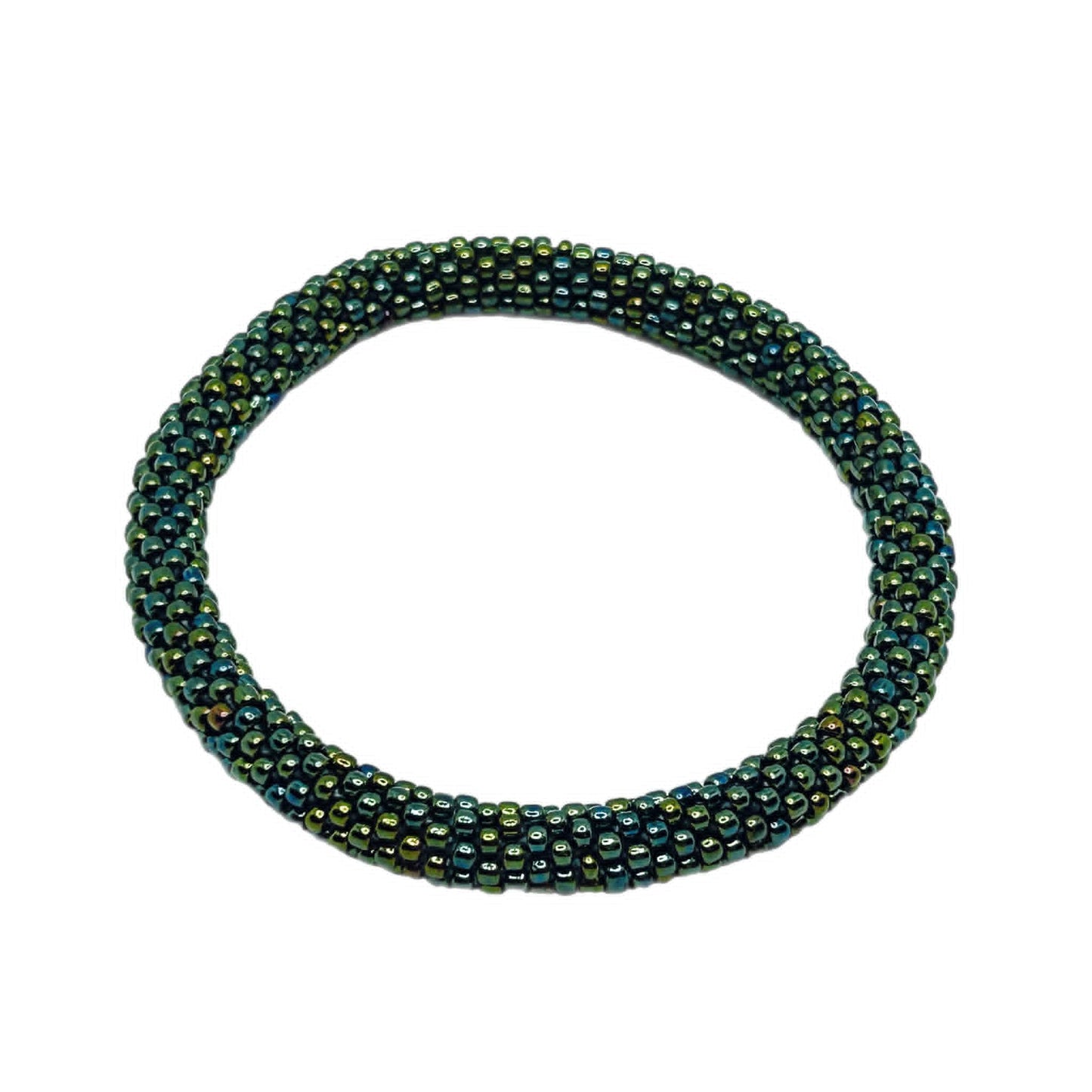 Glass Beads 61 Dragon Scales Bracelet MN