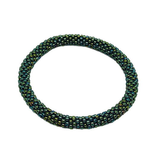 Glass Beads 61 Dragon Scales Bracelet MN