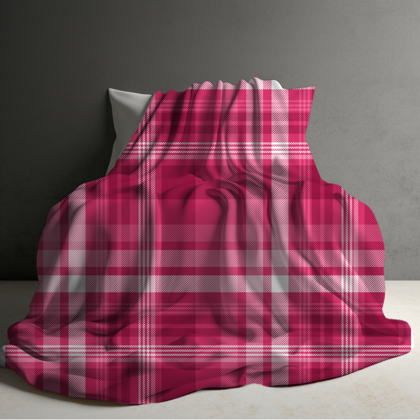 Blanket - Valentine’s Day - Pink Plaid