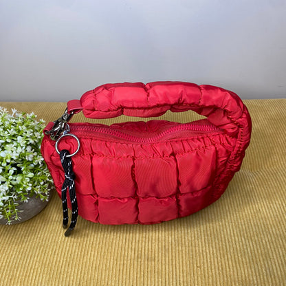 Mini Puffer Bag - Red