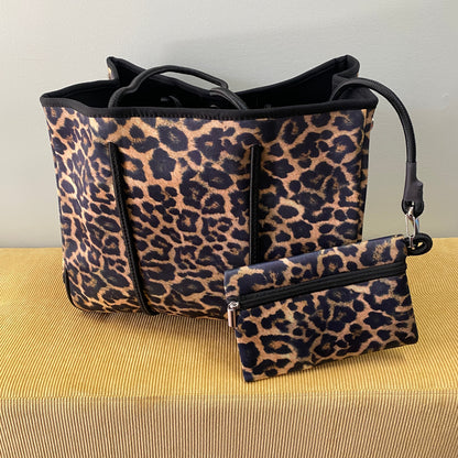 Neoprene Tote - Coffee Animal