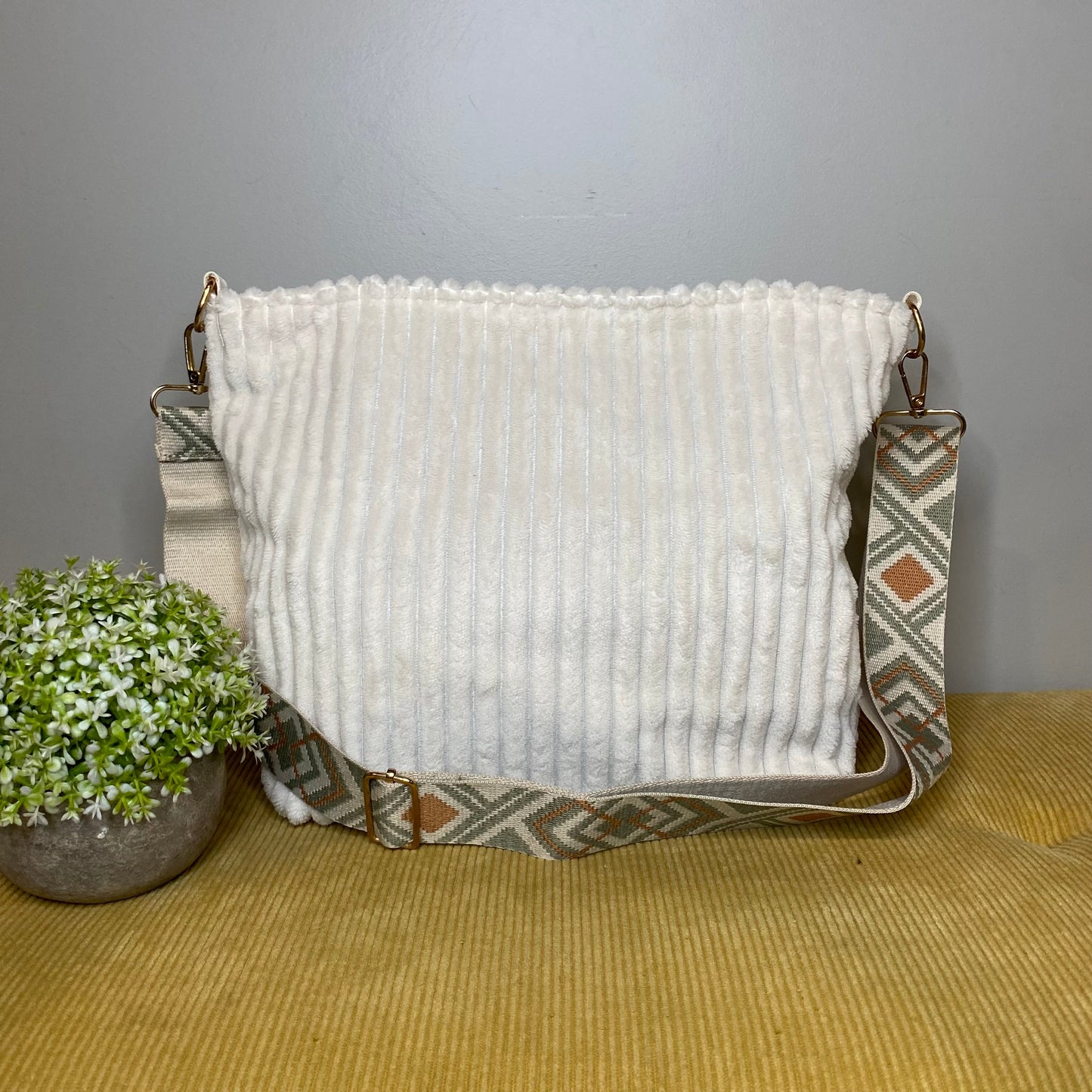 Willow - Corduroy Shopper Purse - PREORDER 7/16-7/19