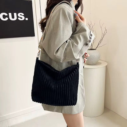 Willow - Corduroy Shopper Purse - PREORDER 7/16-7/19