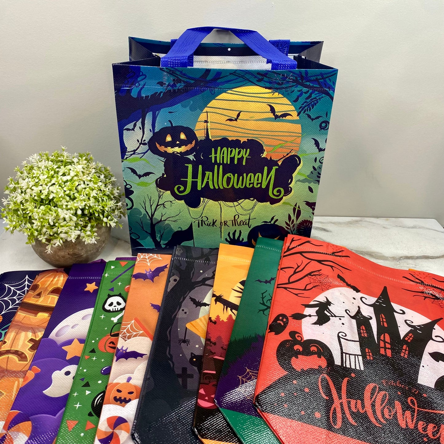 Reusable Tote Bag - Halloween - Trick-Or-Treat