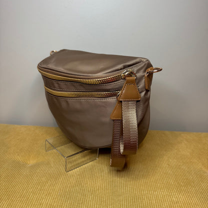 The Roni Nylon Crossbody - Solid Chocolate