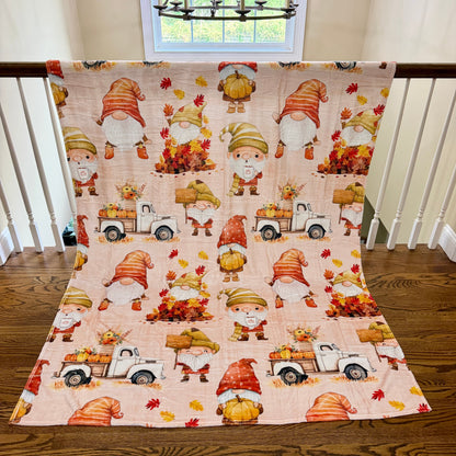 Blanket Halloween #32 - Fall Gnomes - PREORDER ends 7/25