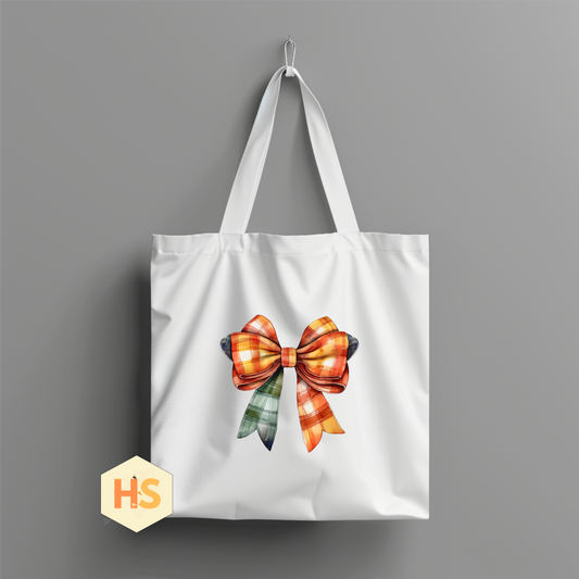 Tote Bag - Fall Bow