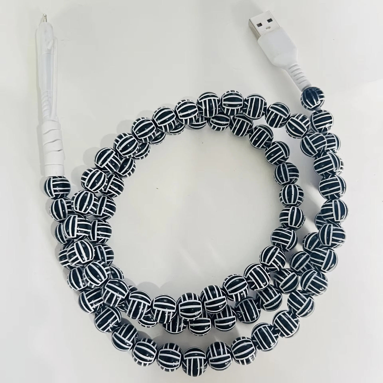 Charging Cord - Beaded - Sports