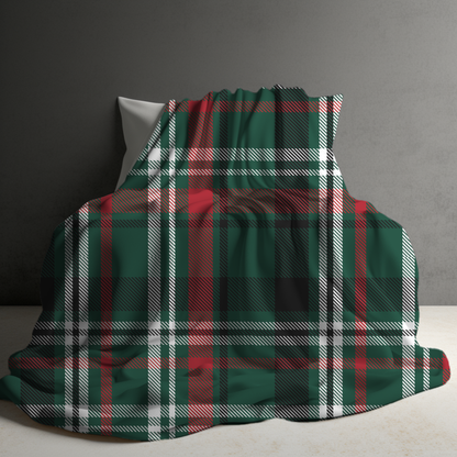 Blanket Christmas #7 - Green & Red Plaid - PREORDER