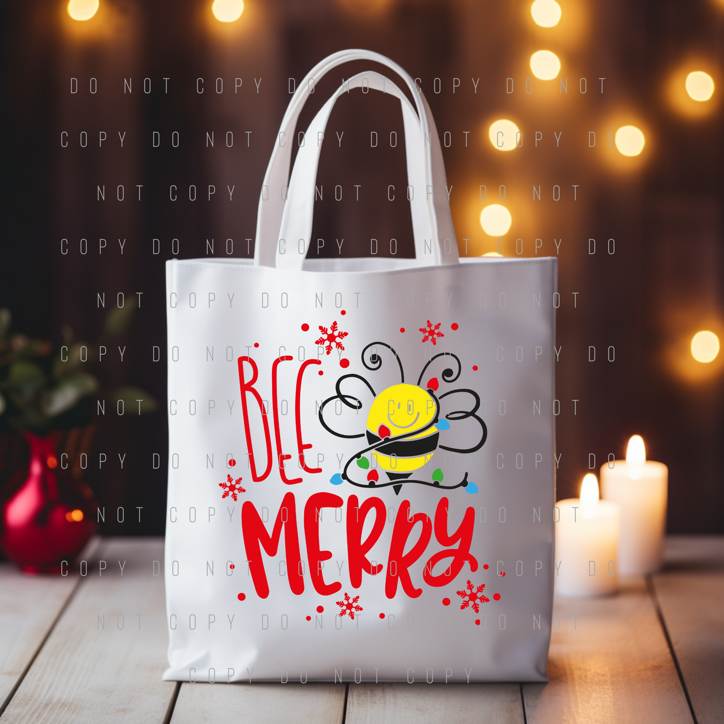 Tote Bag - Christmas & Hanukkah - PREORDER 10/5-10/8