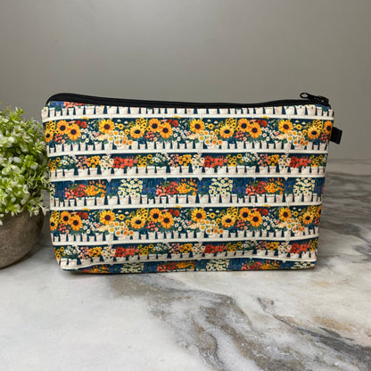 Pouch - Sunflower Pots