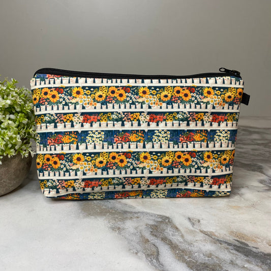 Pouch - Sunflower Pots