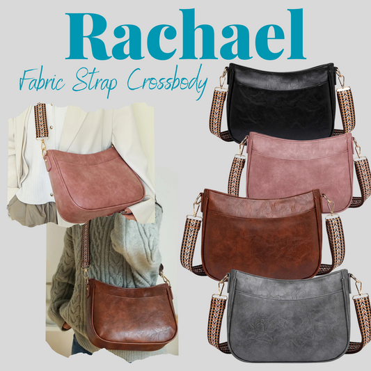 Rachael Crossbody Purse - Fabric Strap