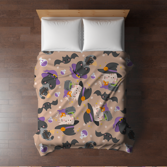 Blanket - Halloween - Cat Witch - PREORDER 7/29-8/1
