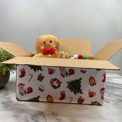 Christmas Gift Box with Crinkle Paper - Large MNC