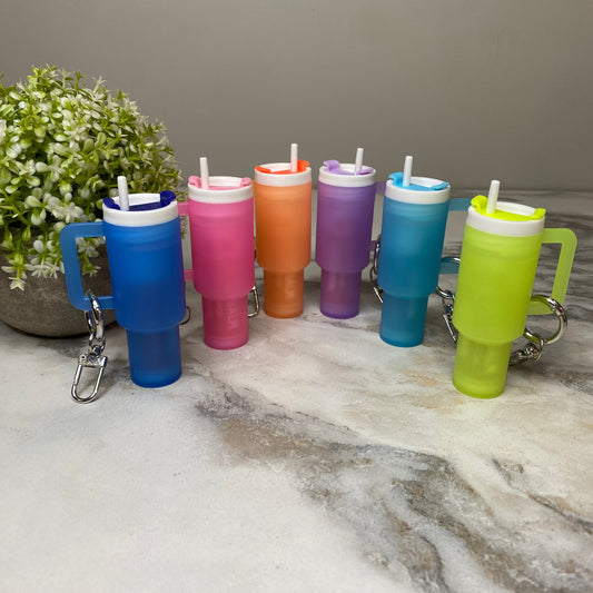 Keychain - Lip Balm Tumbler #3 Frosted