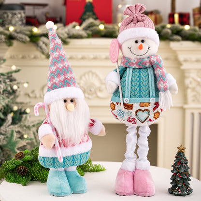 Telescopic Standing Christmas Decor - Pink & Blue - PREORDER 10/3-10/6
