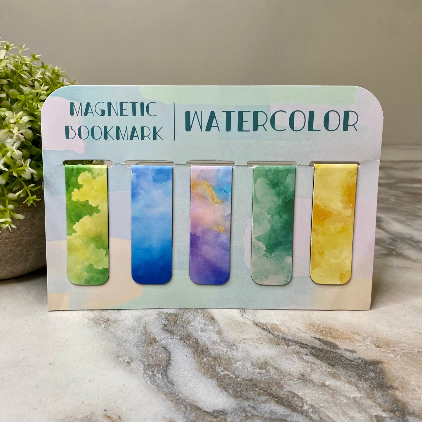 Bookmark - Magnetic, Watercolor