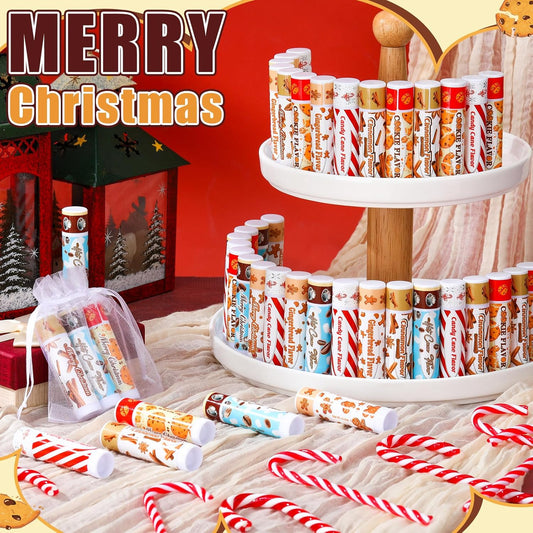 Christmas Candy Flavor Lip Balms