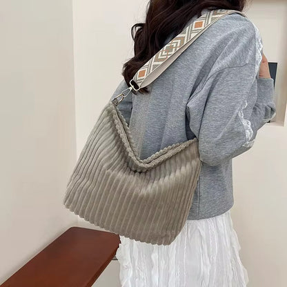 Willow - Corduroy Shopper Purse - PREORDER 7/16-7/19