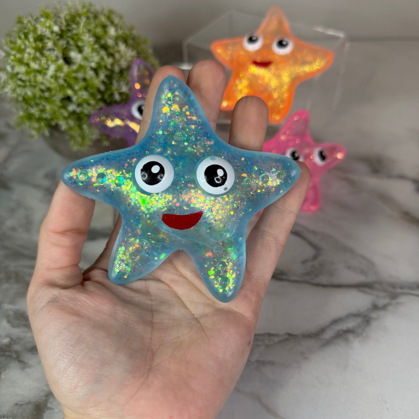 Squishy Toy - Glitter Starfish - PREORDER