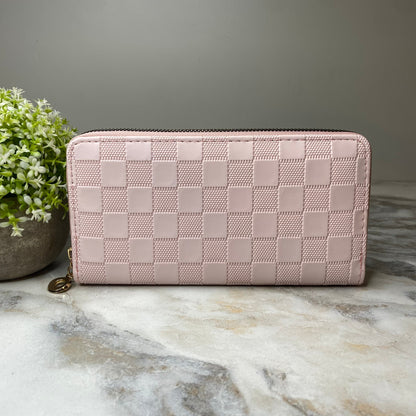 Wallet - Faux Leather - Checkered - PREORDER 7/16-7/19