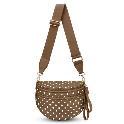 Roni - Polka Dot - Nylon Crossbody - PREORDER 8/6-8/9