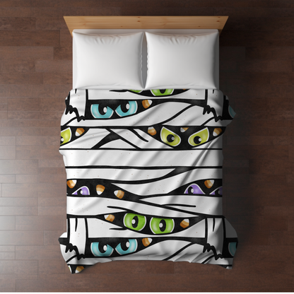 Blanket - Halloween - Mummy Spooky Eyes - PREORDER 7/29-8/1