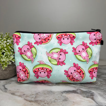 Pouch - Axolotl Watermelon