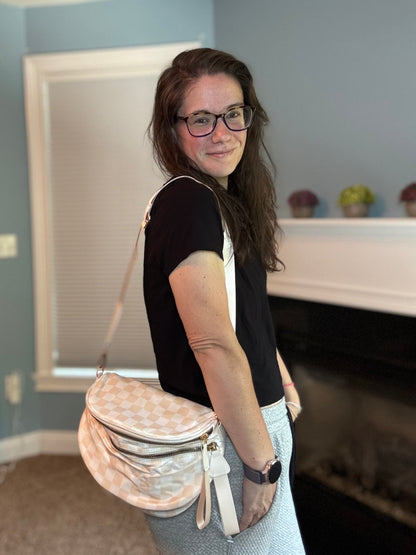 Roni - Nylon Crossbody - Beige