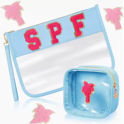 Clear Zip Pouch 2 Pack - PREORDER
