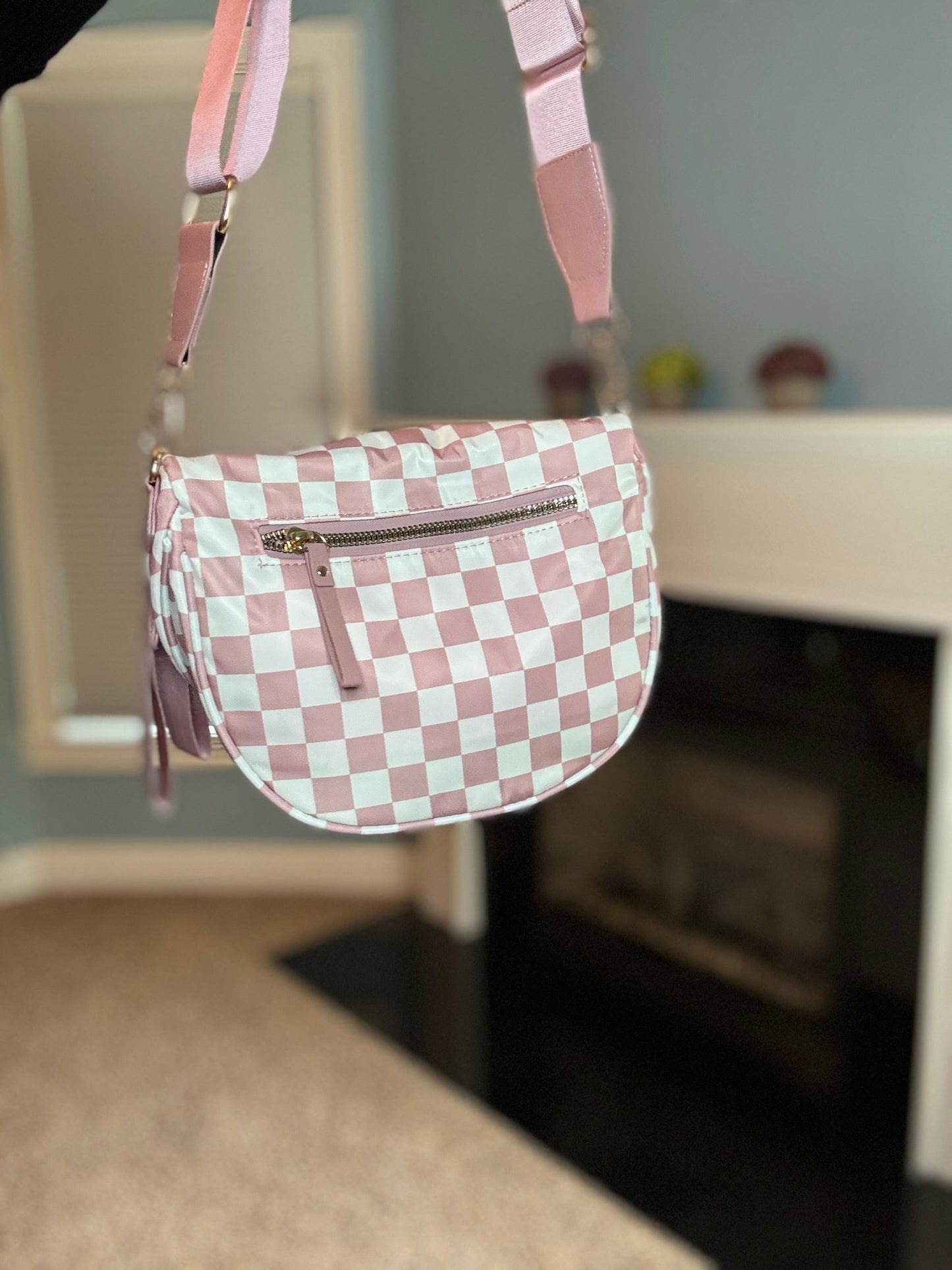 Roni - Nylon Crossbody - Light Pink