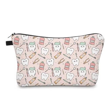 Pouch - Tooth Dental Hygiene on Pink MN