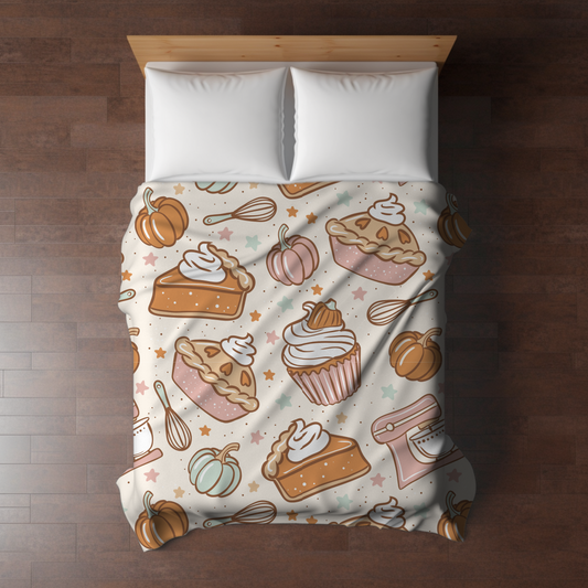 Blanket - Halloween - Fall Cake Pie Baking - PREORDER 7/29-8/1