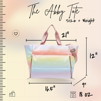 Abby - Puffer Tote - PREORDER 7/16-7/19