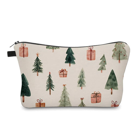 Pouch - Christmas Tree Watercolor - PREORDER ENDS 10/20