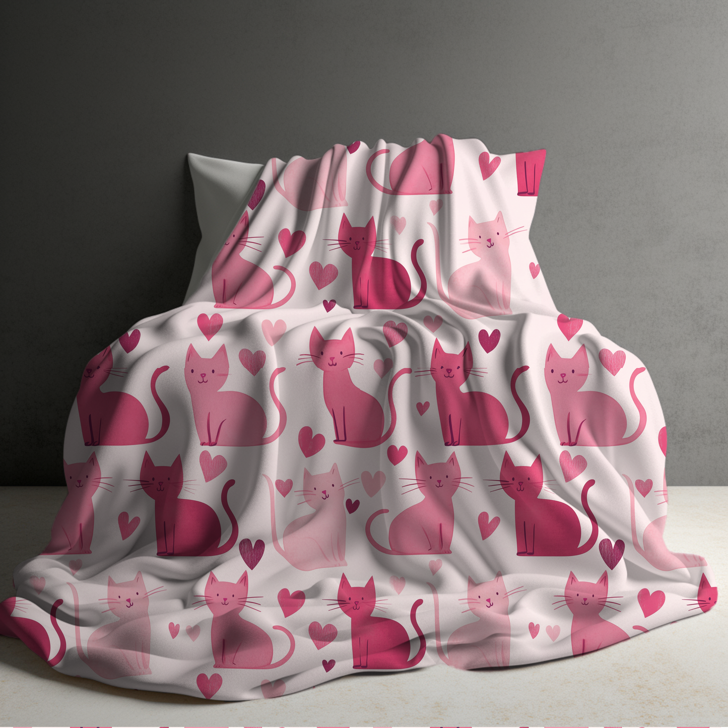 Blanket - Valentine’s Day - Cats