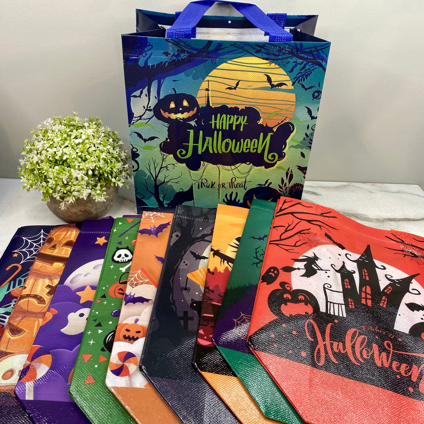 Reusable Tote Bag - Halloween - Trick-Or-Treat