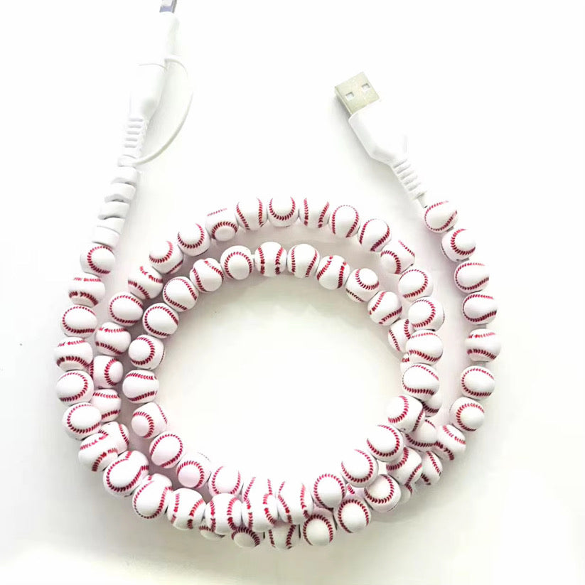 Charging Cord - Beaded - Sports