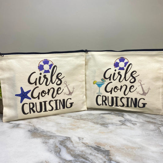 Canvas Pouch - Cruise - Girls Gone Cruising Mix