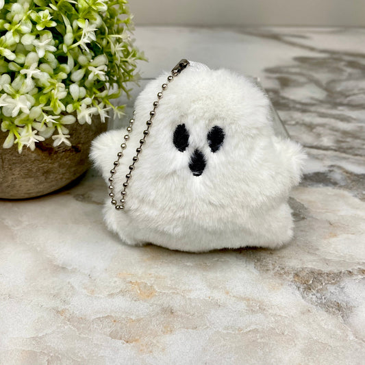 Keychain - Plush Ghost