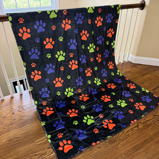Blanket Halloween #30 - Paw Print - PREORDER ends 7/25
