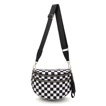 Roni - Checkered - Nylon Crossbody