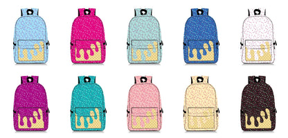 Ice Cream Drip Full Size Backpack - PREORDER 6/26-6/29