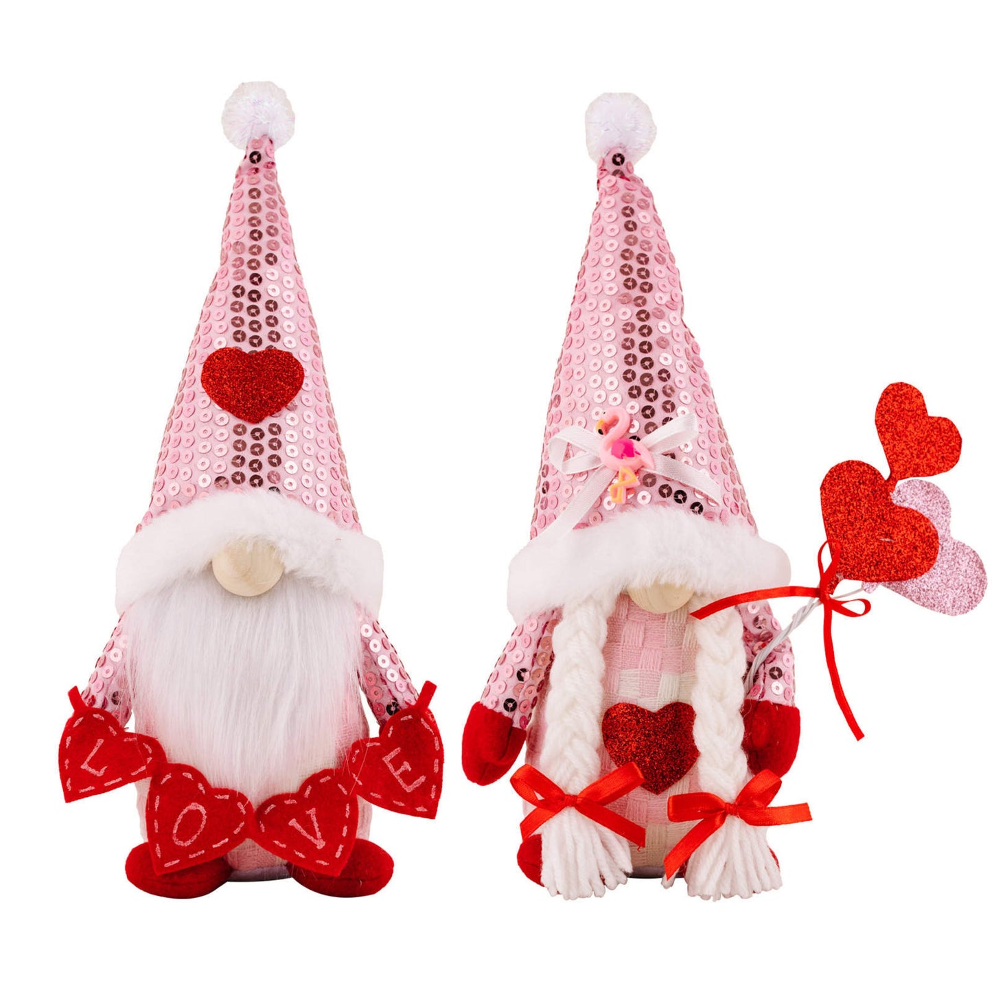 Gnome - Valentine #6 - Sequin Hat MN