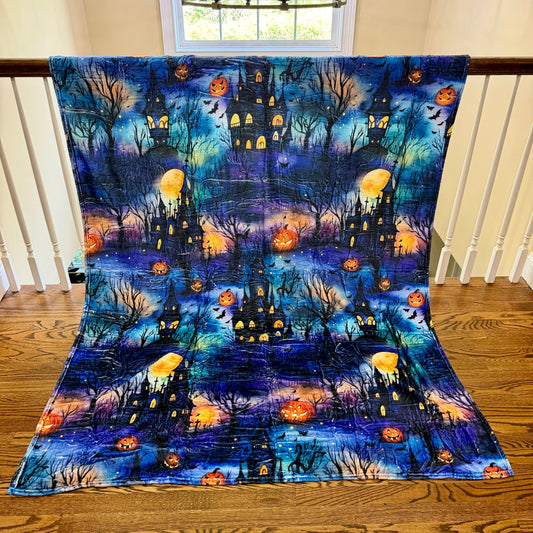 Blanket Halloween #17 - Haunted House - PREORDER ends 7/25